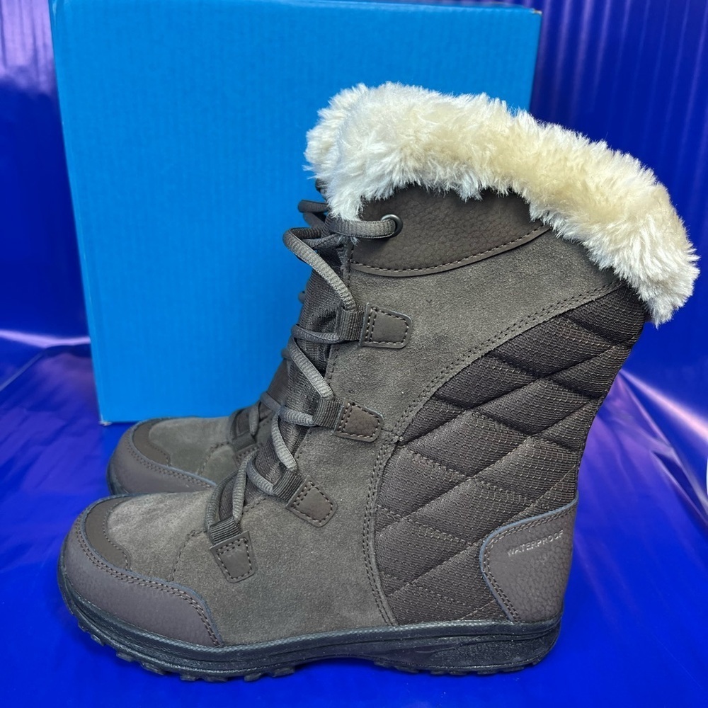 🆕 Women’s Size 6.5 Ice Maiden 2 Waterproof Snow Boot Grey/Black Fast Shipping